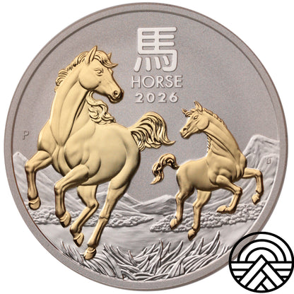 Australia, Dolar, 2026 r. Rok Konia 1 Oz Ag 999.9