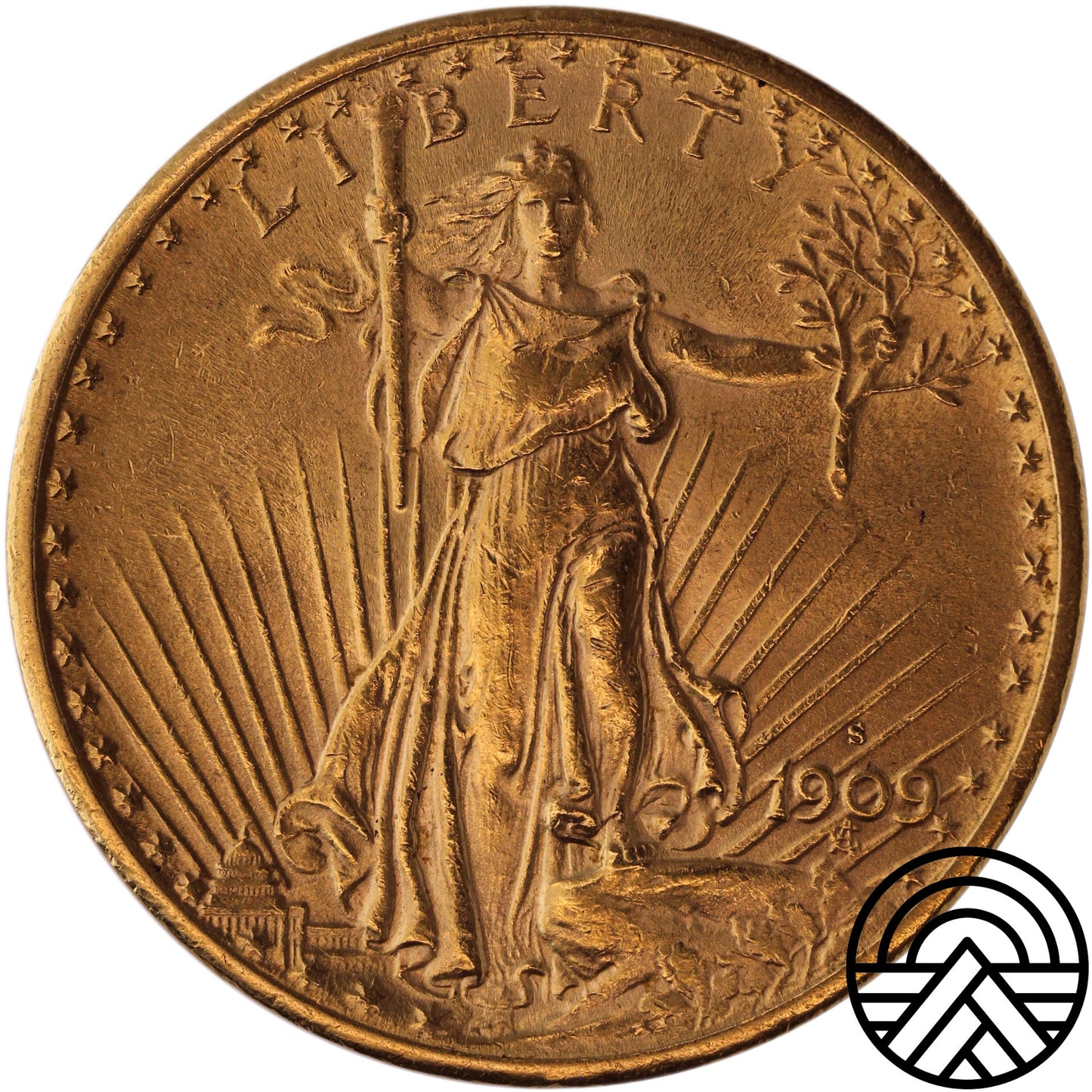 USA, 20 Dolarów 1909 r. Rzadsza!