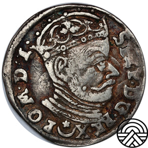 Polska, Stefan Batory, Trojak, 1582 r. Wilno