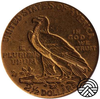 USA, 2,5 Dolara 1908 r. "Indianin"