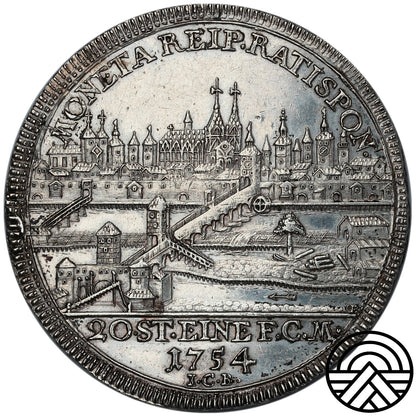 Niemcy, Regensburg, 1/2 Talara, 1754 r.