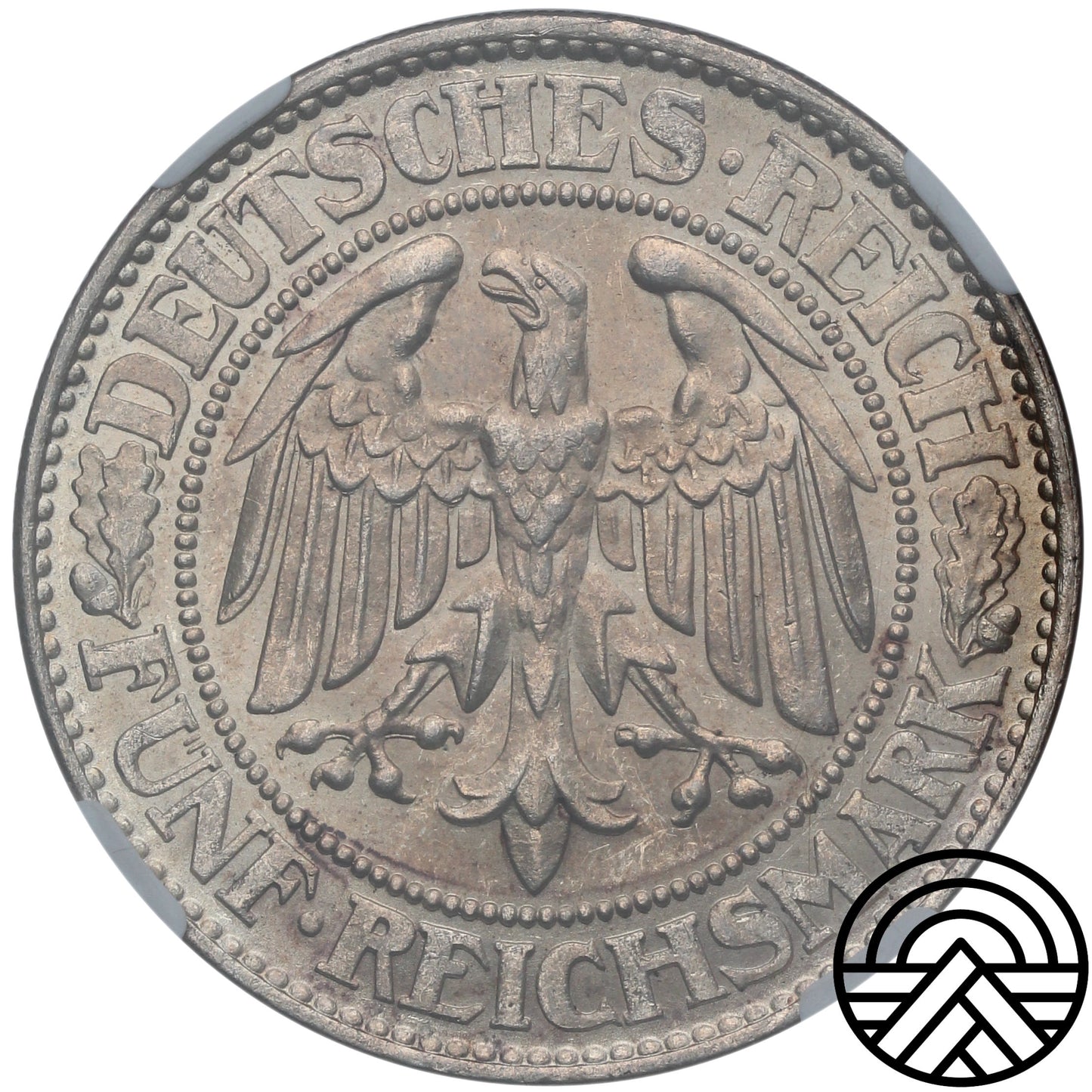 Niemcy, 5 Reichsmarek, 1931 r. NGC MS 65