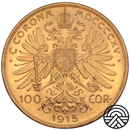 Austria, 100 Koron, 1915 r.