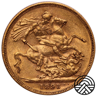 Wielka Brytania, Wiktoria, Suweren 1898 r. M