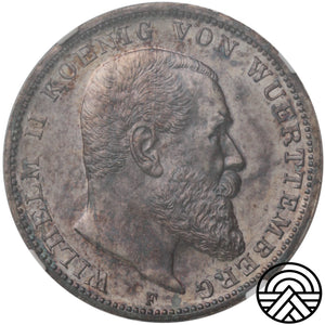 Niemcy, Wirtembergia, 3 Marki, 1912 r. NGC-PF 62