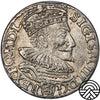 Polska, Zygmunt III Waza, Trojak, 1594 r. Malbork (R1!)