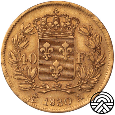 Francja, Karol X, 40 Franków 1830 r. Paryż