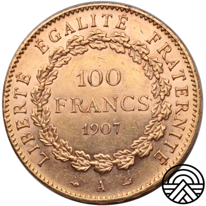 Francja, 100 Franków 1907 r. "Anioł" Paryż