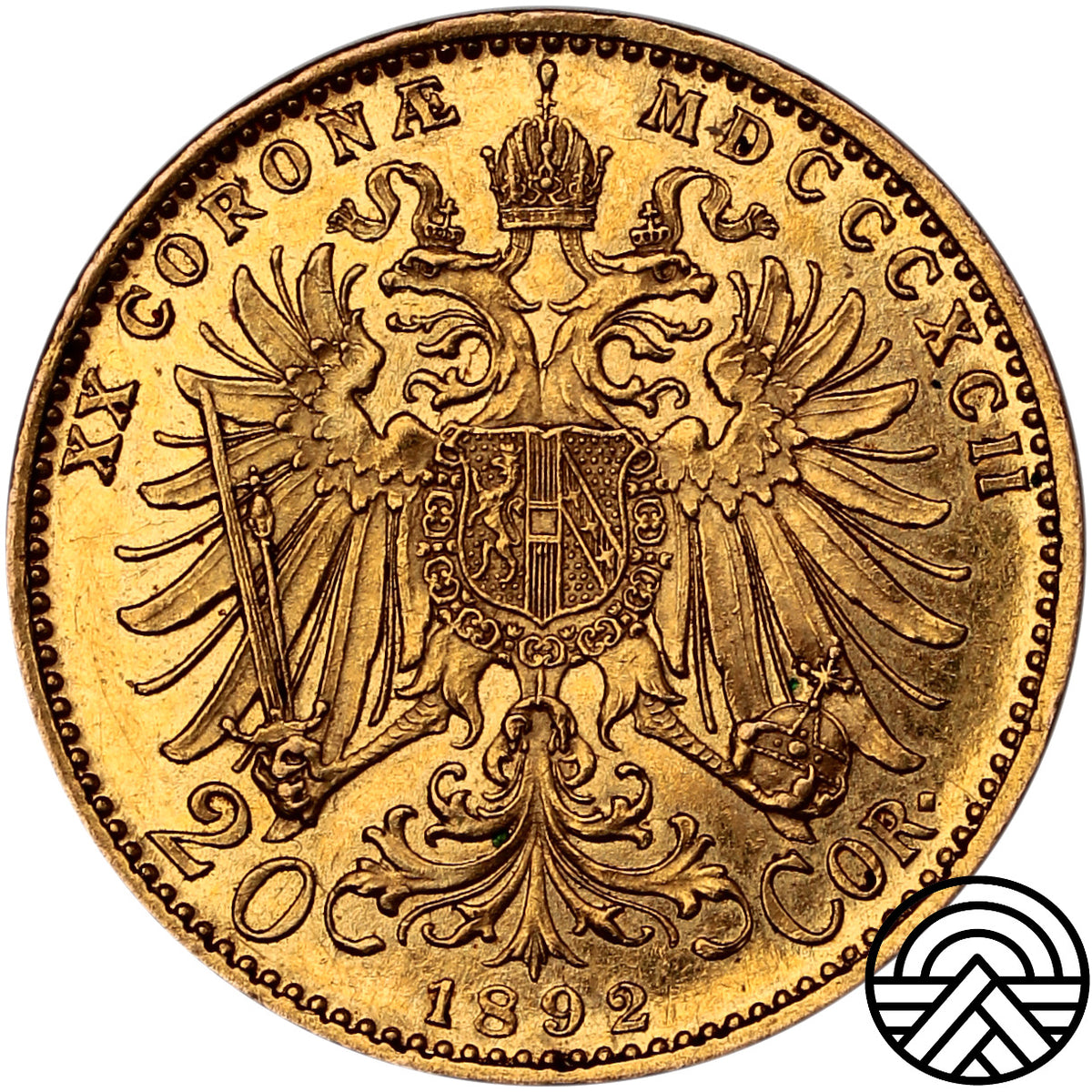 Austria, 20 Koron, 1892 r. P