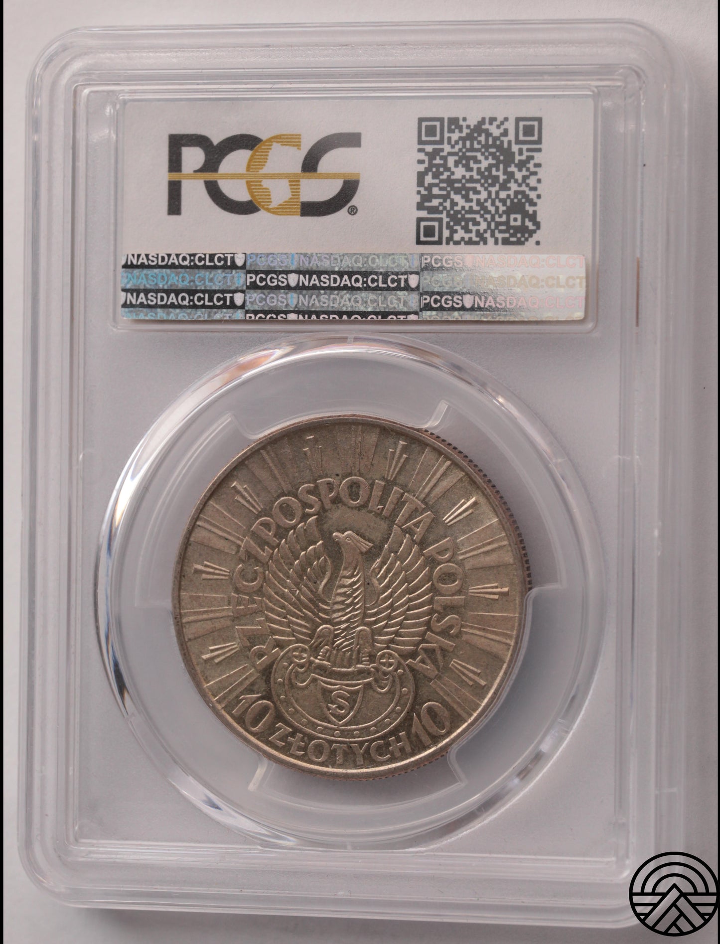 Polska, 10 Złotych, 1934 r. Orzeł Strzelecki PCGS MS 62