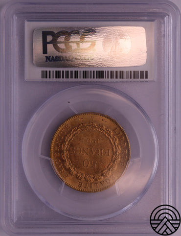 Francja, 50 Franków 1904 r. "Anioł" PCGS MS 63