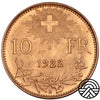 Szwajcaria, 10 Franków, 1922 r.
