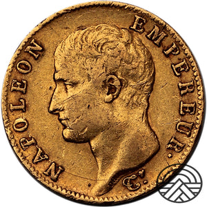 Francja, Napoleon I, 20 Franków 1806 r.