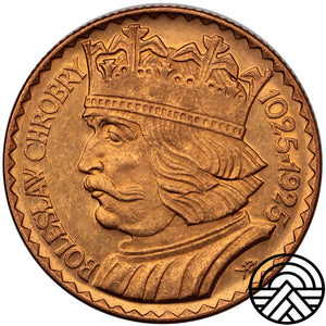 Polska, 20 Złotych 1925 r. Bolesław Chrobry