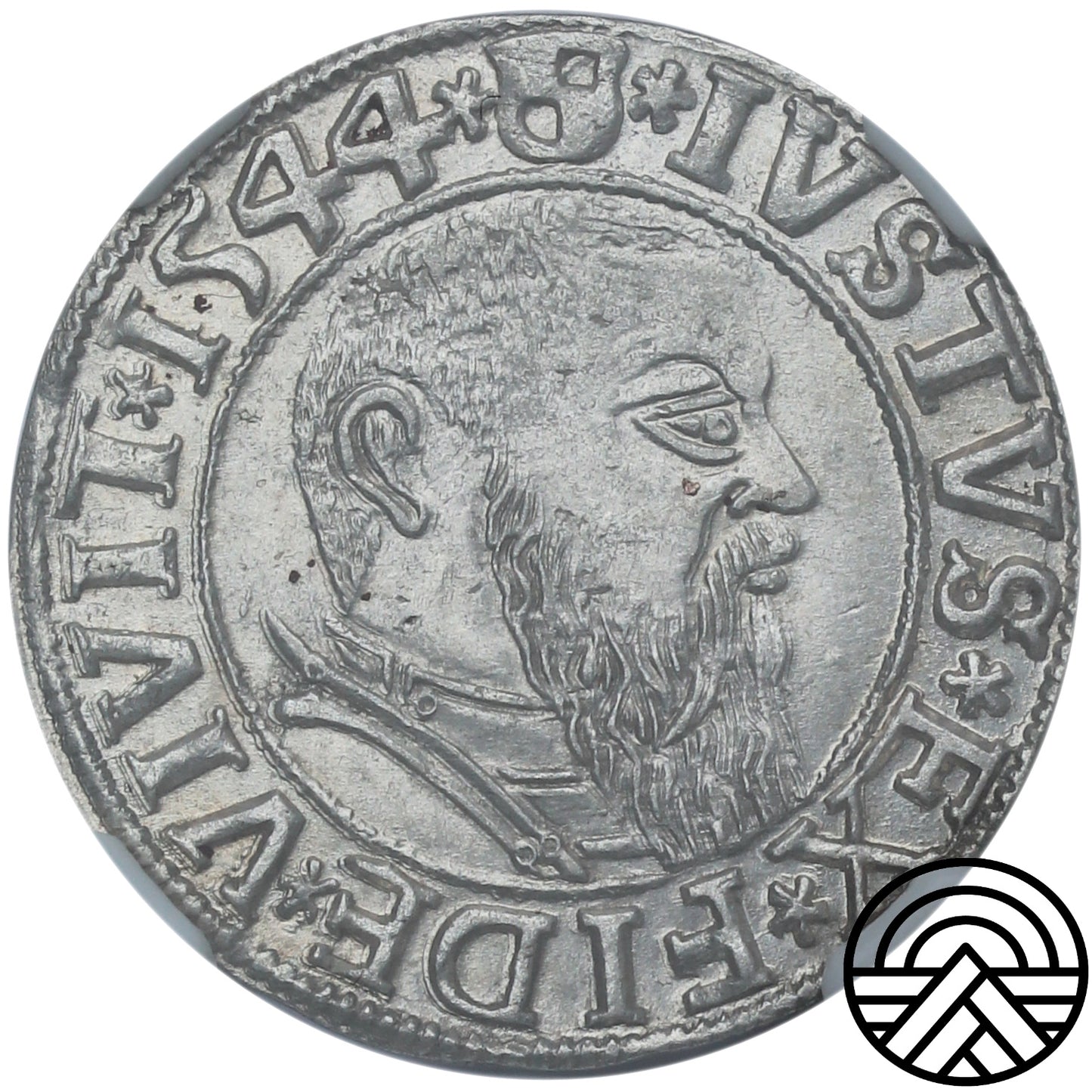 Niemcy, Prusy, Albert Hohenzollern, Grosz, 1544 r. NGC MS63 TOP POP!