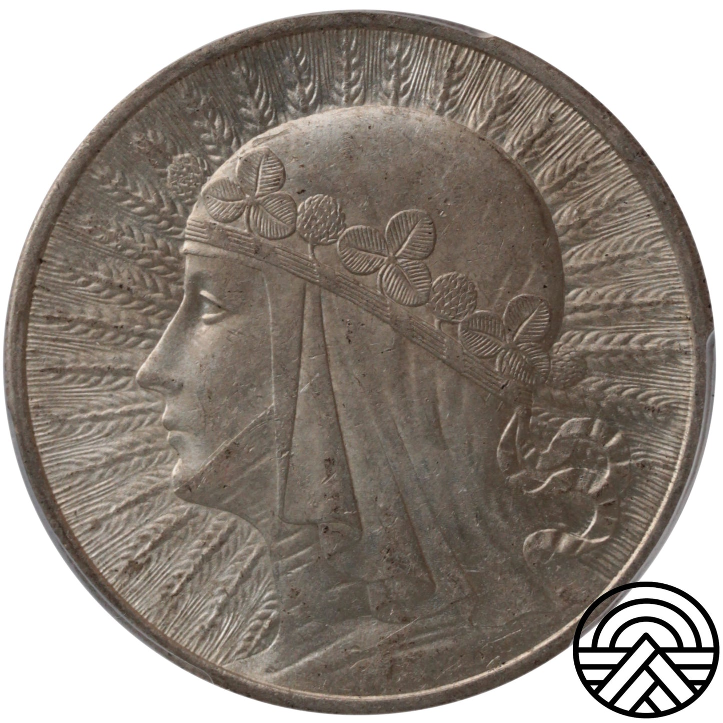 Polska, 10 Złotych, 1932 r. Polonia, Londyn PCGS MS 62