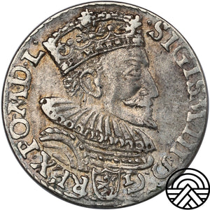 Polska, Zygmunt III Waza, Trojak, 1594 r. Malbork