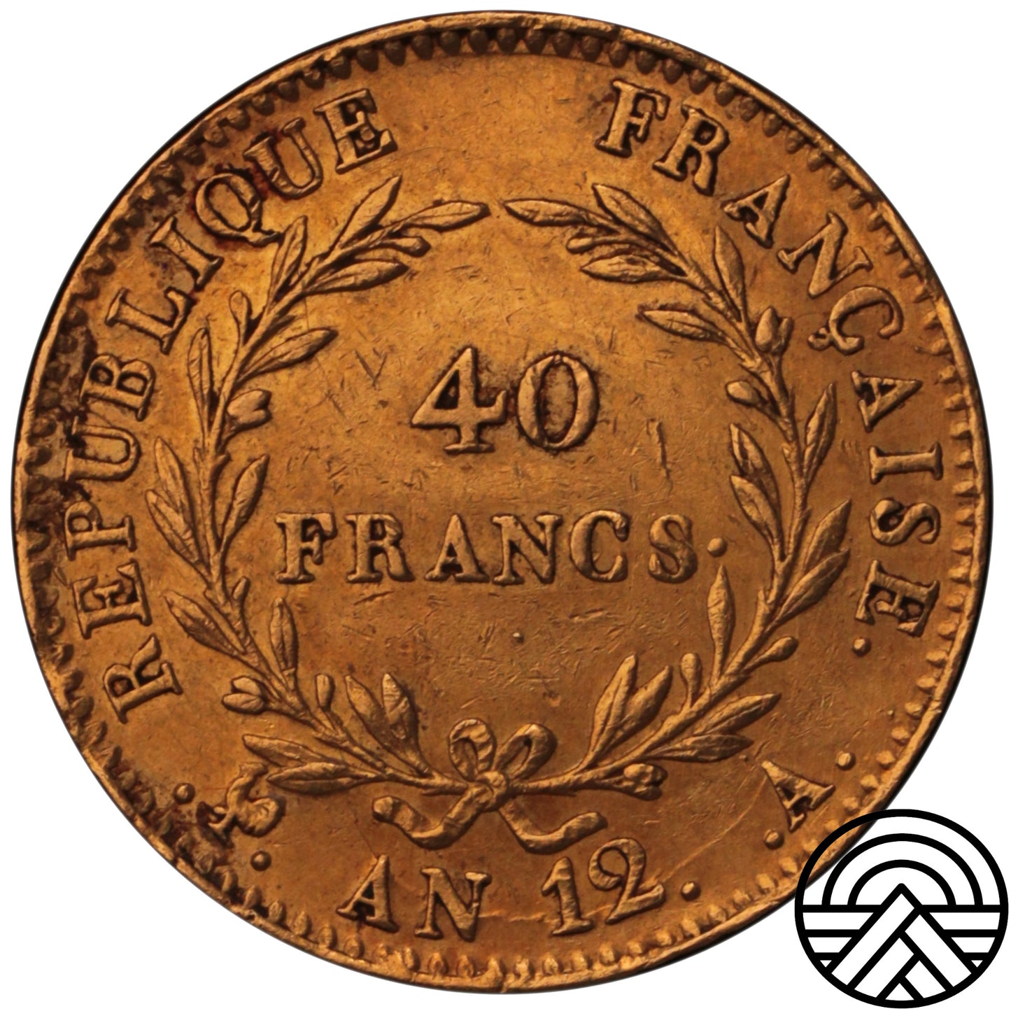 Francja, 40 Franków, AN 12 Paryż