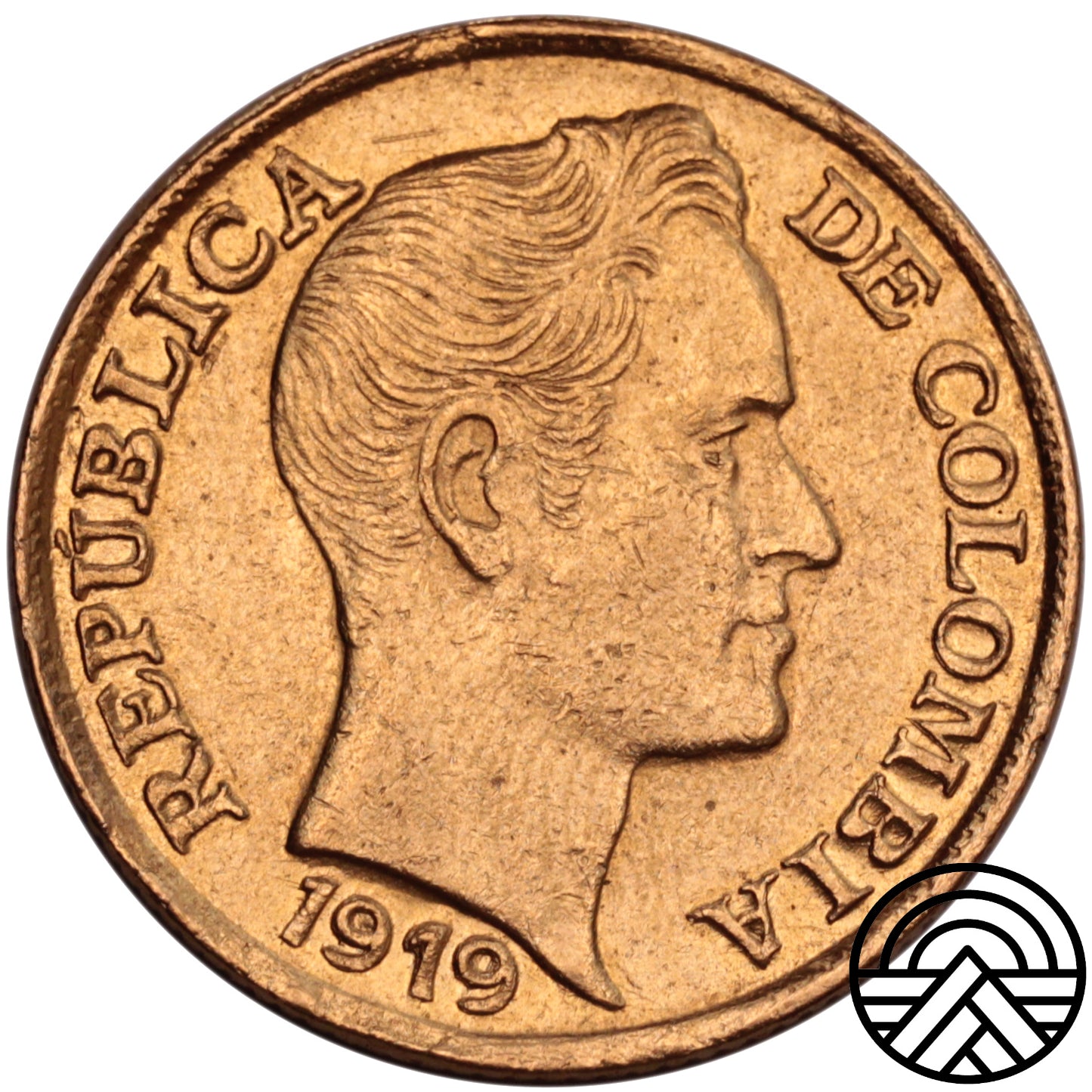 Kolumbia, 5 Peso, 1919 r.