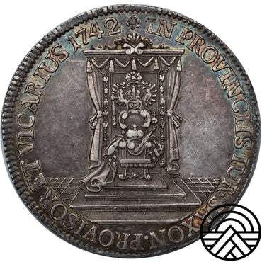Polska, August III Sas, 2/3 Talara, 1742 r. Drezno