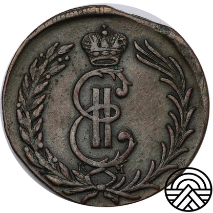 Rosja, Katarzyna II, 2 Kopiejki, 1770 r. Syberia
