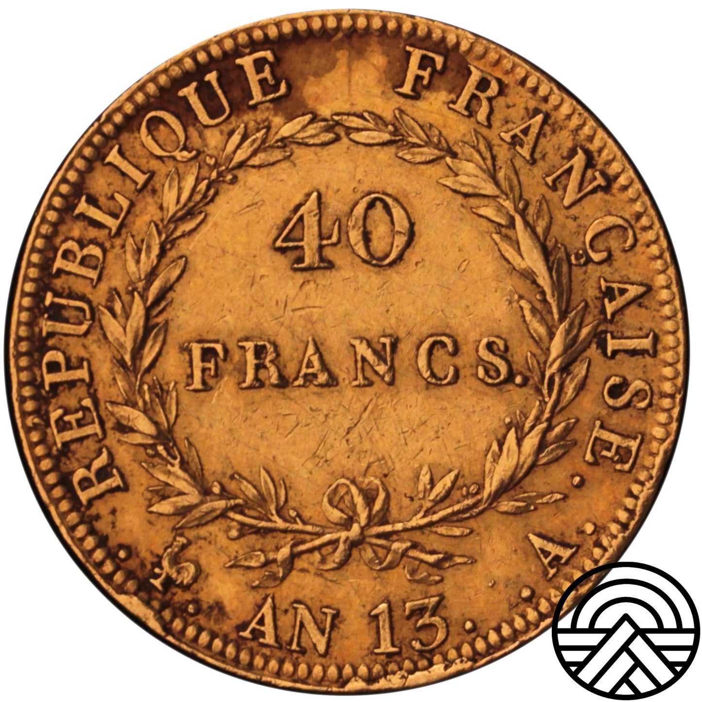 Francja, Napoleon I, 40 Franków AN 13 Paryż
