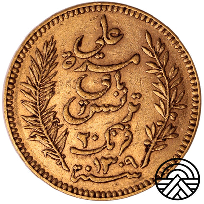 Tunezja, 20 Franków 1892 r.