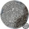 Niemcy, Śląsk, Jan I Kostrzyński, Grosz, 1545 r. NGC AU58 TOP POP!