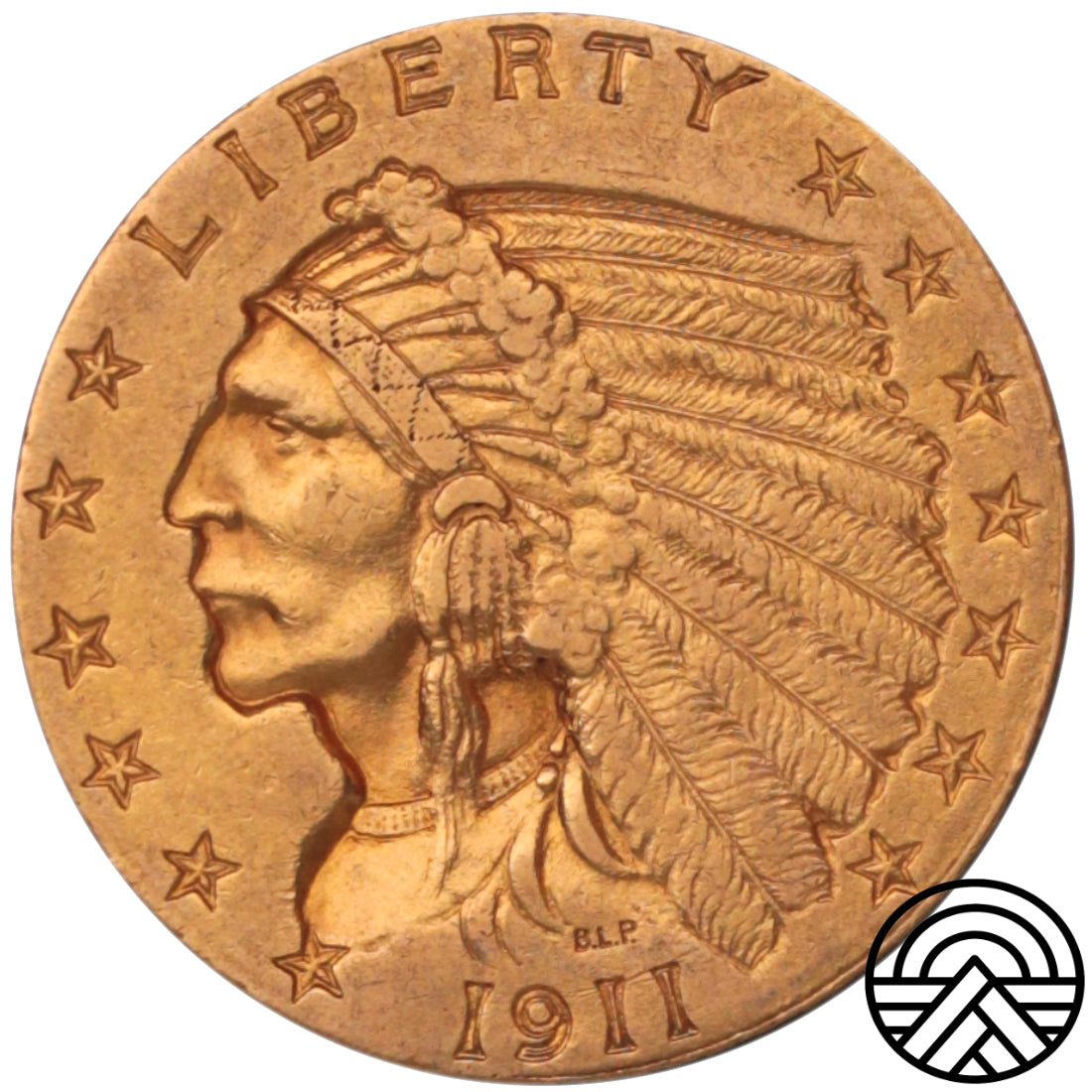 USA, 2.5 Dolara, 1911 r. "Indianin" Filadelfia