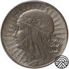 Polska, 5 Złotych, 1934 r. Polonia PCGS AU 58