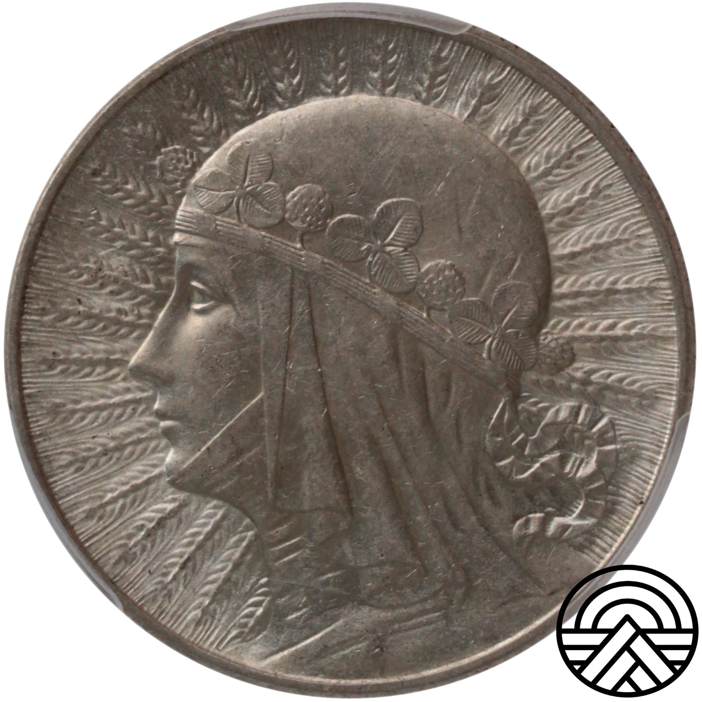 Polska, 5 Złotych, 1934 r. Polonia PCGS AU 58