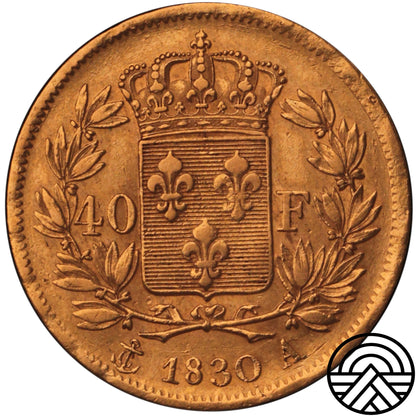 Francja, Karol X, 40 Franków 1830 r. Paryż