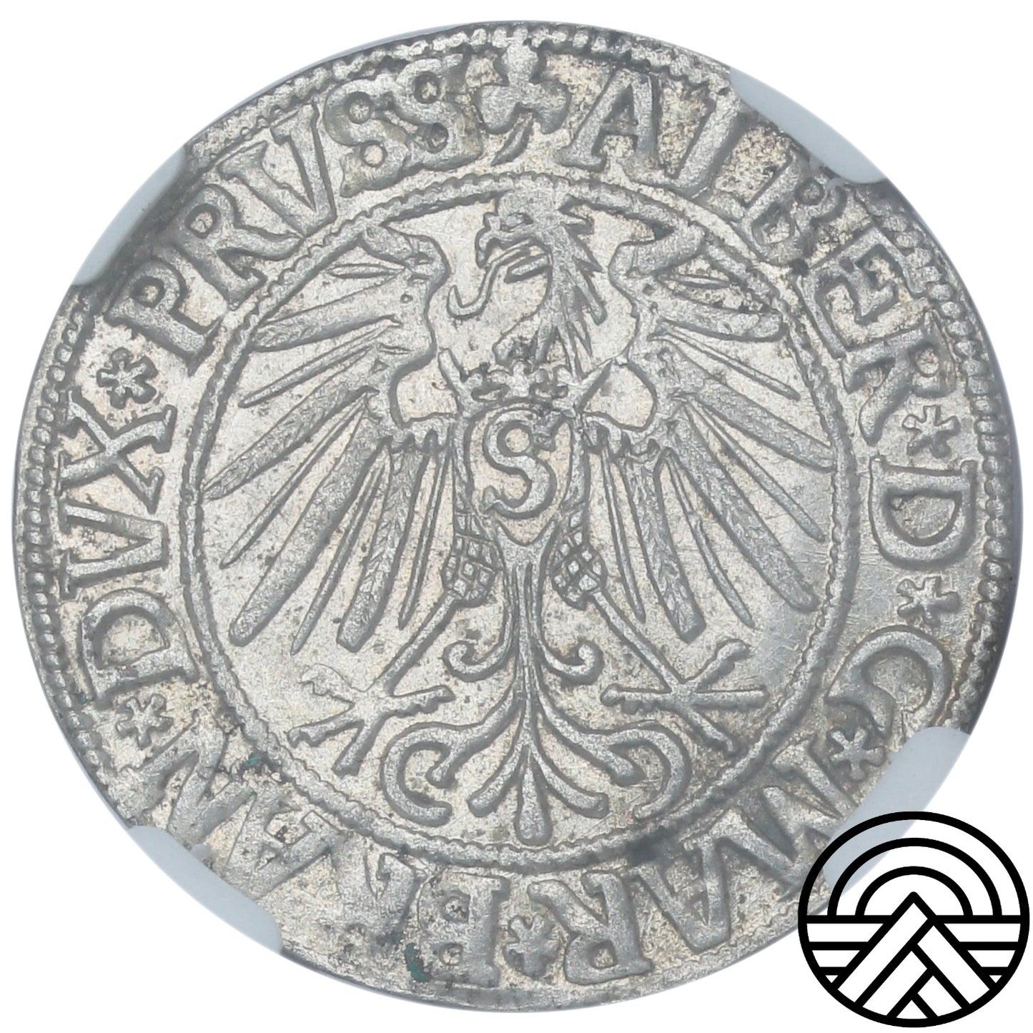 Niemcy, Prusy, Albert Hohenzollern, Grosz, 1543 r. NGC MS63 TOP POP!