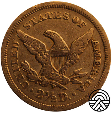 USA, 2,5 Dolara 1851 r. "Liberty Head"