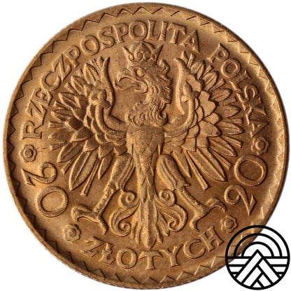 Polska, Bolesław Chrobry, 20 Złotych 1925 r.