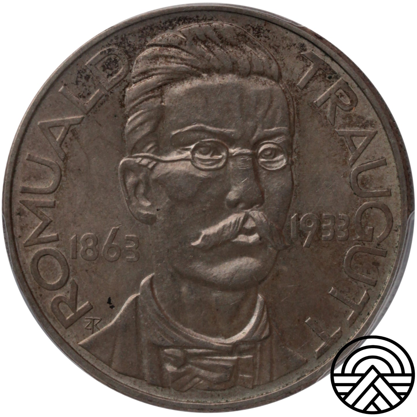 Polska, 10 Złotych, 1933 r. Romuald Traugutt PCGS AU 58