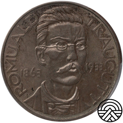 Polska, 10 Złotych, 1933 r. Romuald Traugutt PCGS AU 58