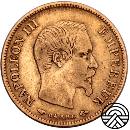 Francja, Napoleon III, 10 Franków 1858 r. Paryż