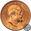 Szwecja, Oskar II, 10 Koron, 1901 r.