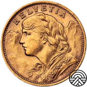 Szwajcaria, 20 Franków, 1930 r. P