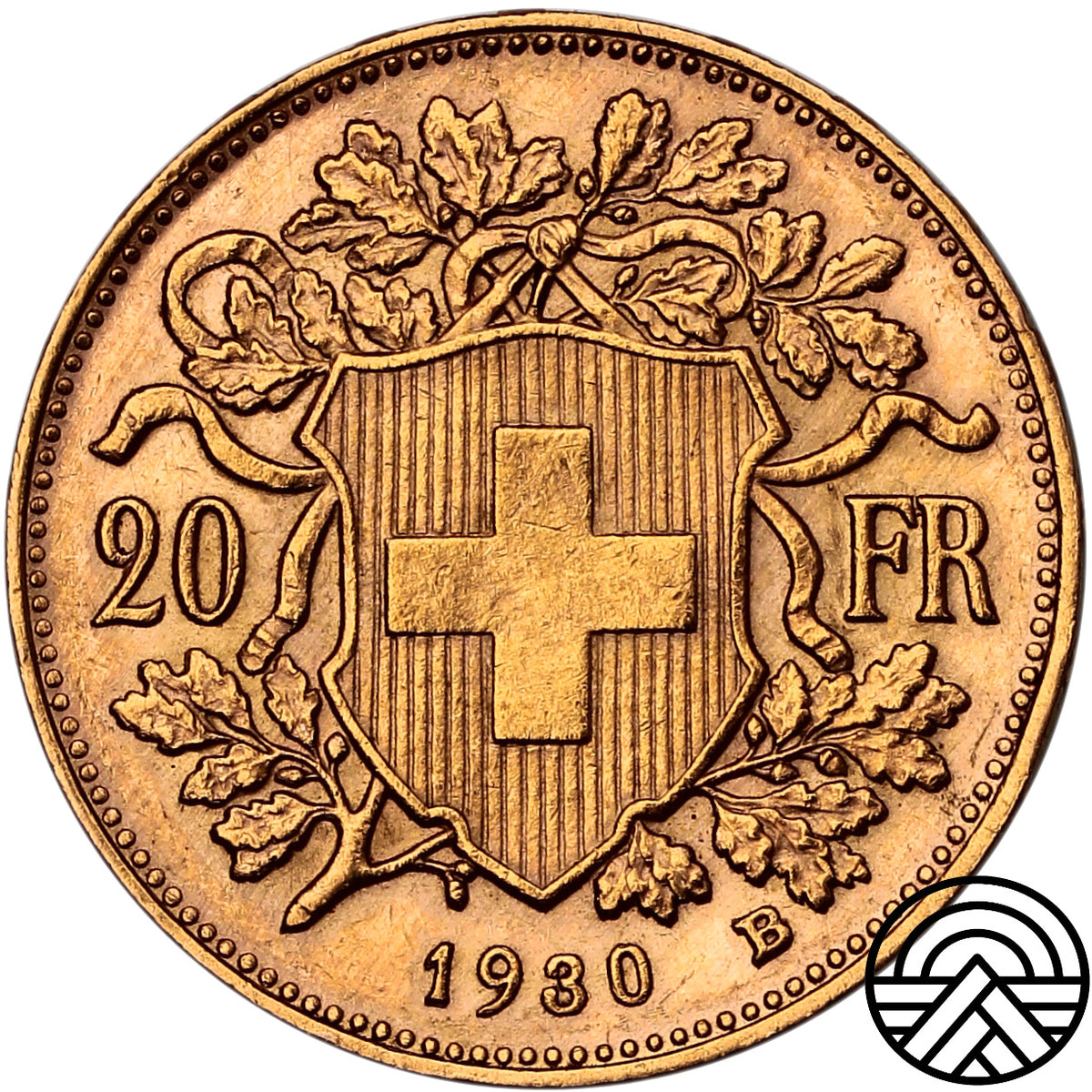 Szwajcaria, 20 Franków, 1930 r. P
