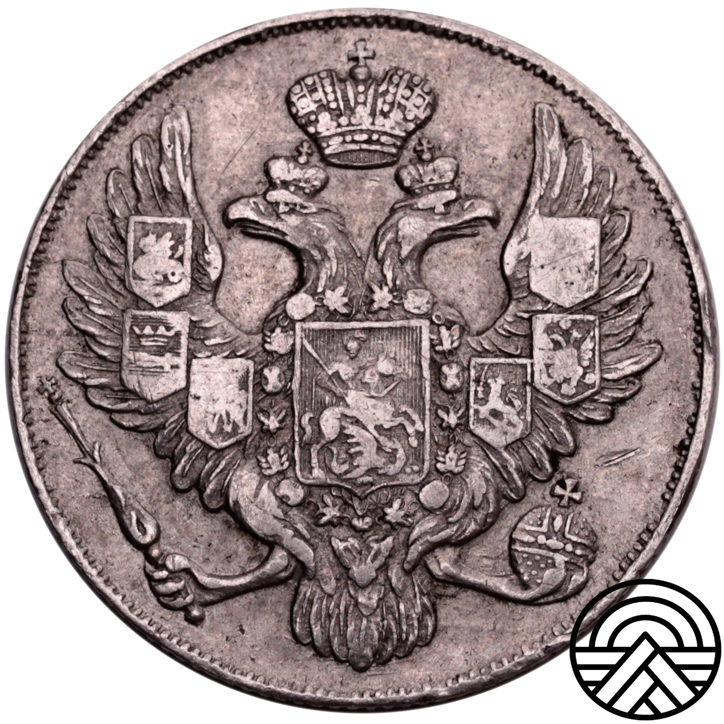 Rosja, Mikołaj I, 3 Ruble, 1842 r. PT