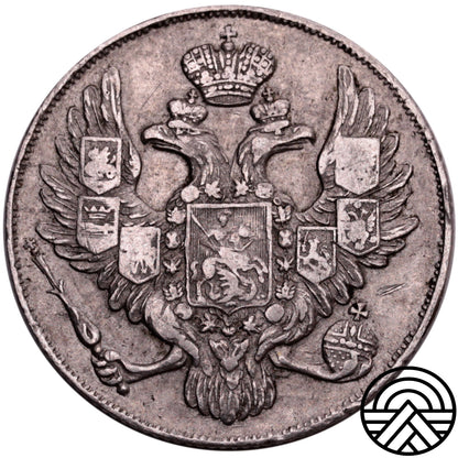 Rosja, Mikołaj I, 3 Ruble, 1842 r. PT