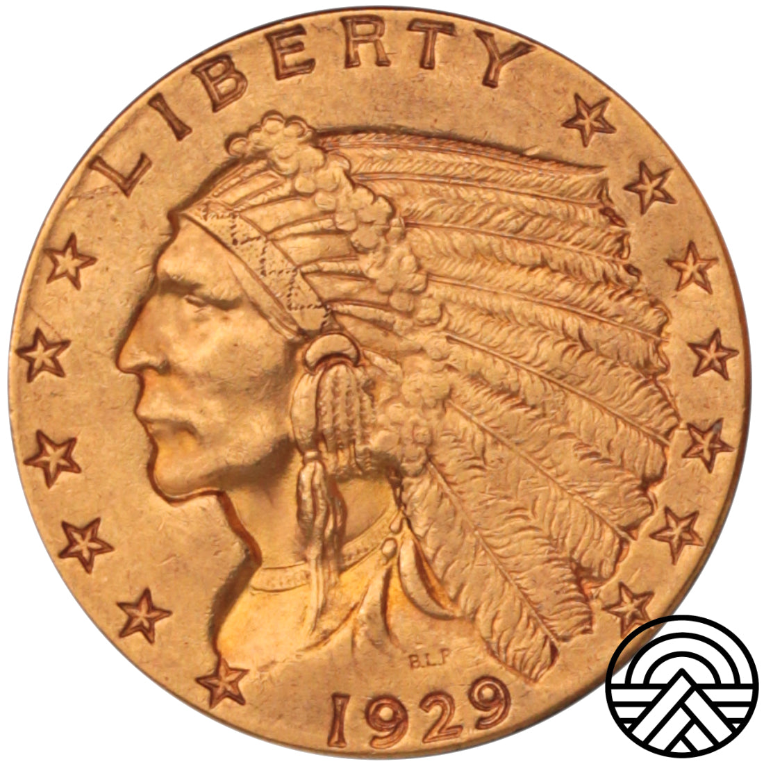 USA, 2.5 Dolara, 1929 r. "Indianin" Filadelfia