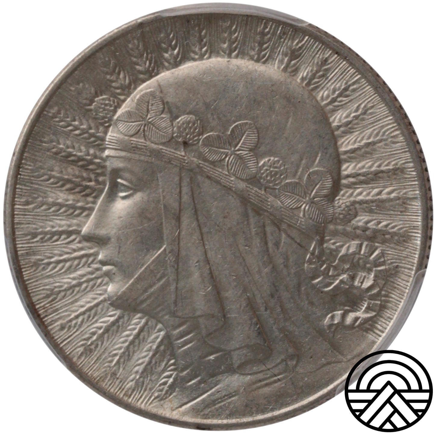 Polska, 5 Złotych, 1933 r. Polonia PCGS AU 58