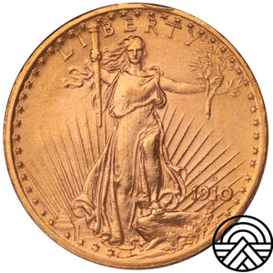 USA, 20 Dolarów, 1910 r. Saint Gaudens Denver