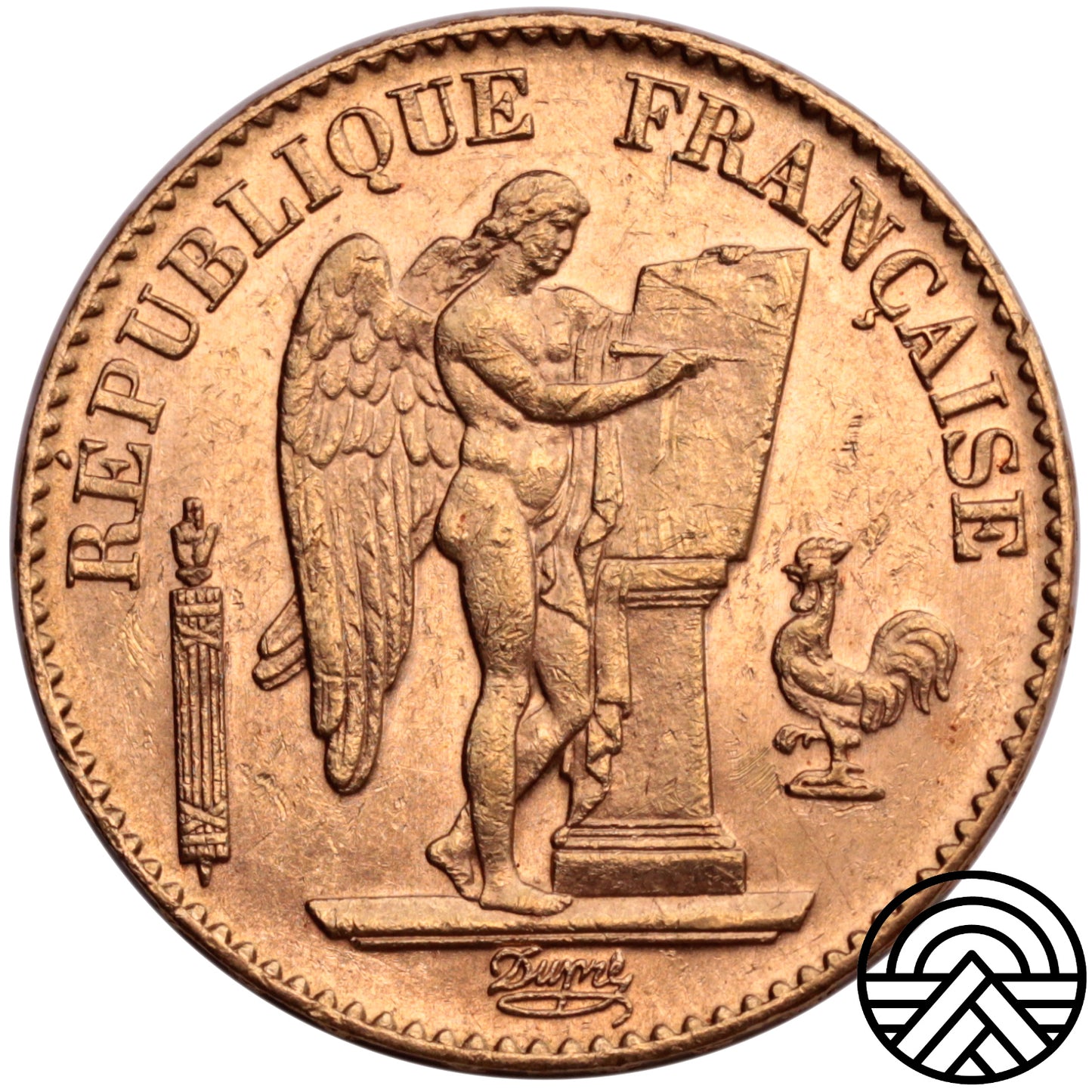 Francja, 20 Franków 1893 r. "Anioł"