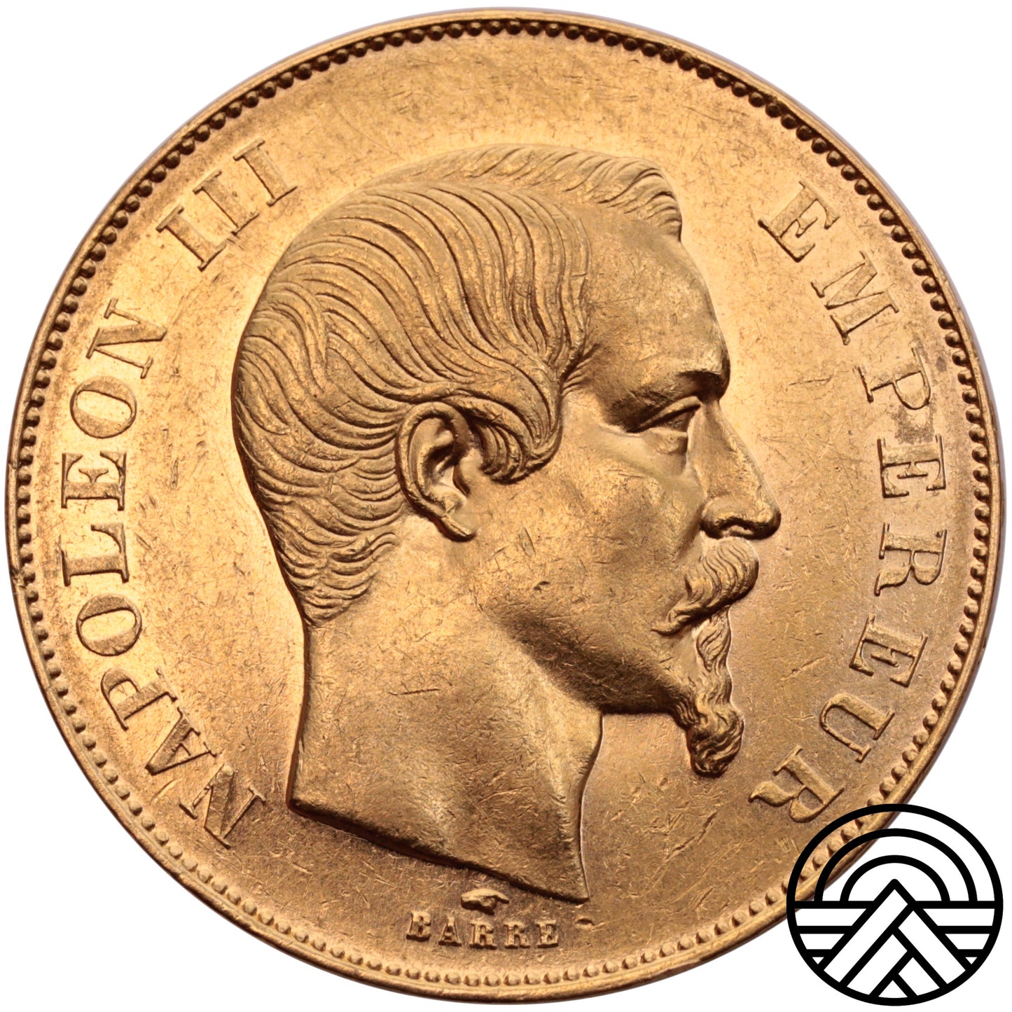 Francja, Napoleon III, 50 Franków 1856 r. Paryż