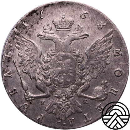 Rosja, Katarzyna II, Rubel 1763 r. (НK) Rzadszy Super!