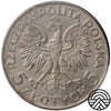 Polska, 5 Złotych, 1933 r. Polonia PCGS AU 58